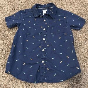 Boys button up carters shirt